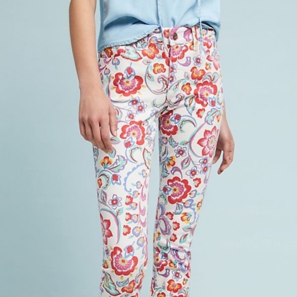 Anthropologie Pilcro Mid-Rise Skinny Ankle Jeans - Picture 5 of 6